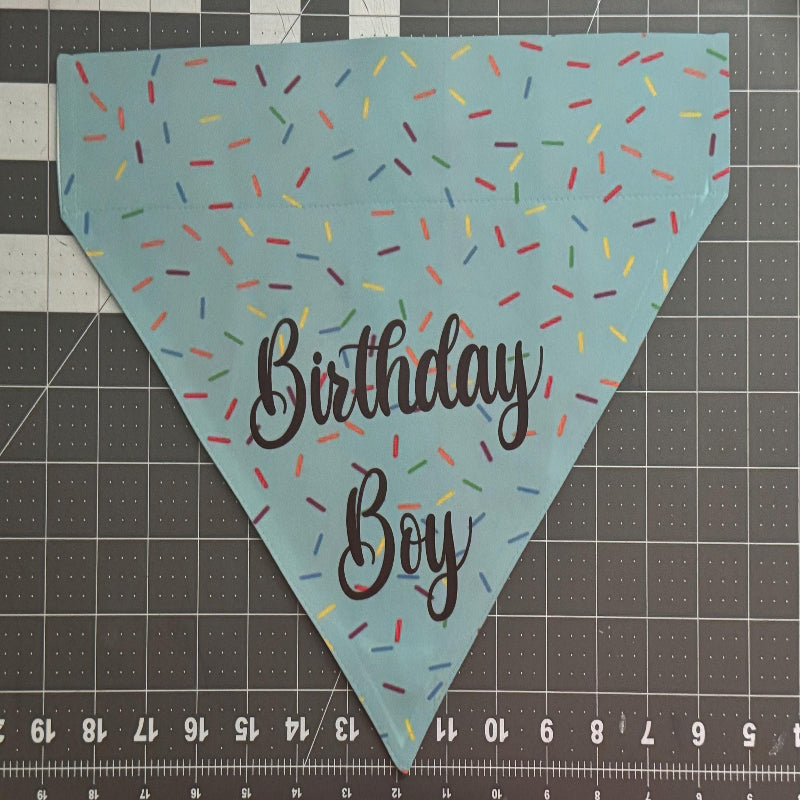 Birthday Dog Bandana - Confetti Design