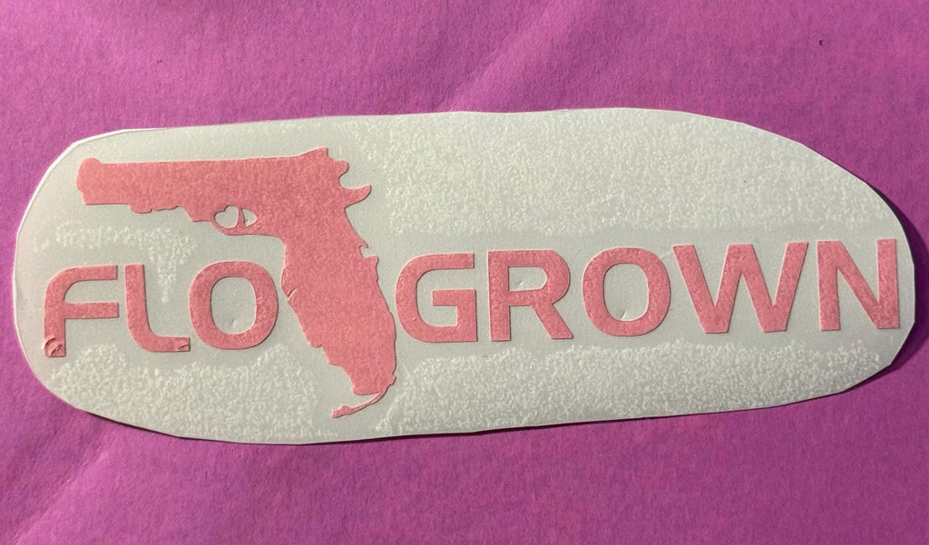 Flo Grown Vinyl Decal | Florida Car Sticker