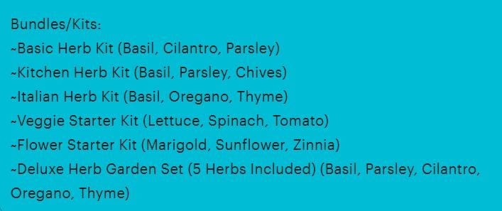 Mini Herb Garden Starter Kit