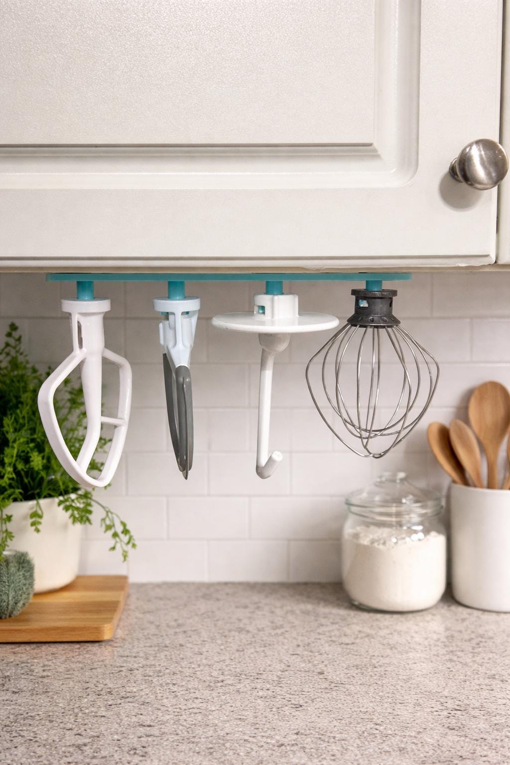Under Cabinet Mixer Attachment Holder | KitchenAid Organizer