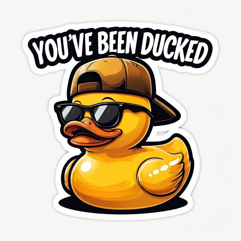 You've Been Ducked! Sticker – Waterproof Jeep Ducking Decal
