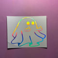 Middle Finger Ghost Decal