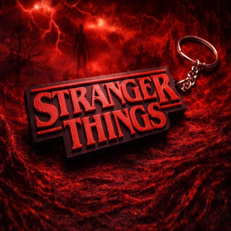 Stranger Things 3D Printed Keychain