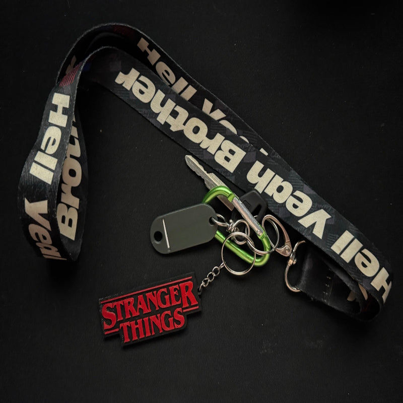 Stranger Things 3D Printed Keychain