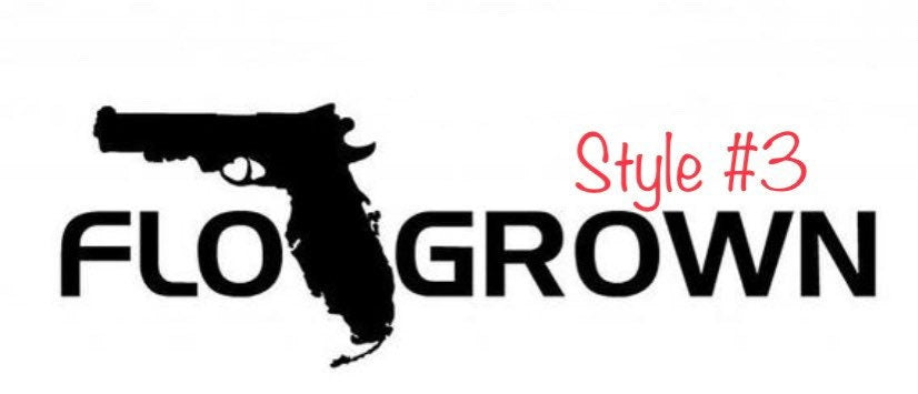Flo Grown Vinyl Decal | Florida Car Sticker